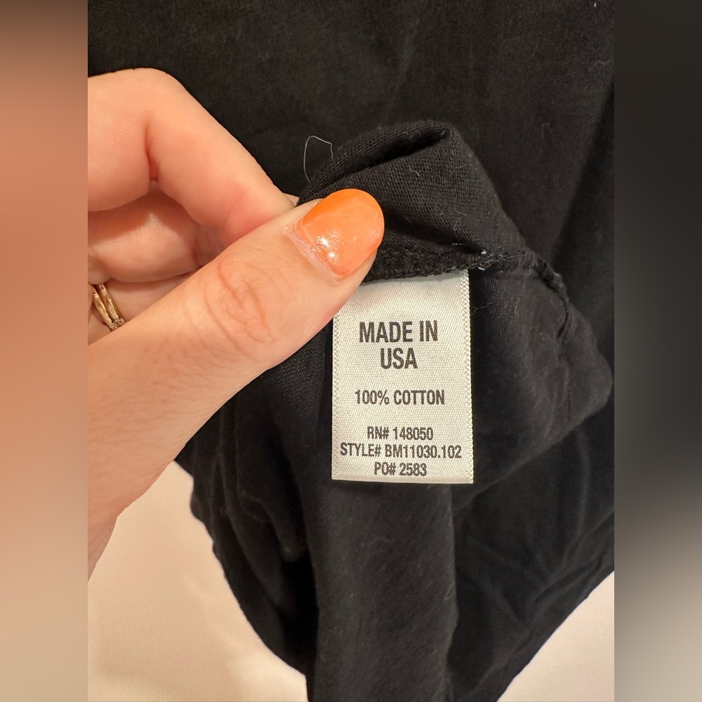 100% Cotton Buck Mason T-shirt - Black, Size Small - Picture 4 of 5